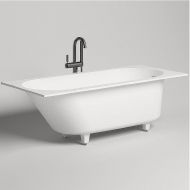 Ванна из искусственного камня Salini Ornella Kit 180х80 102422M Белая матовая