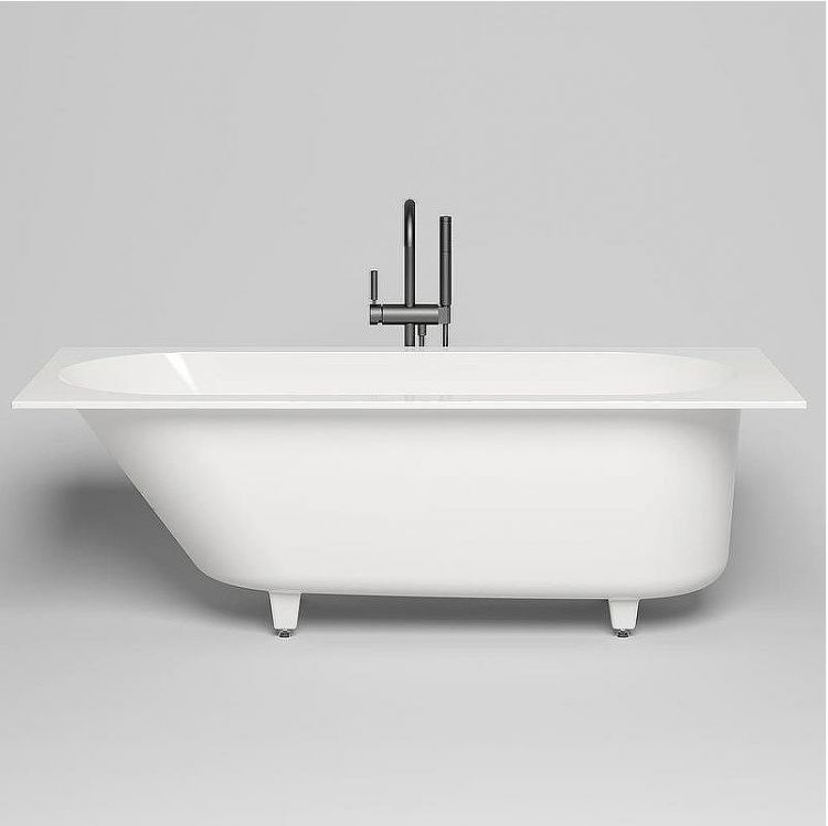 Ванна из искусственного камня Salini Ornella Kit 180х80 102422M Белая матовая