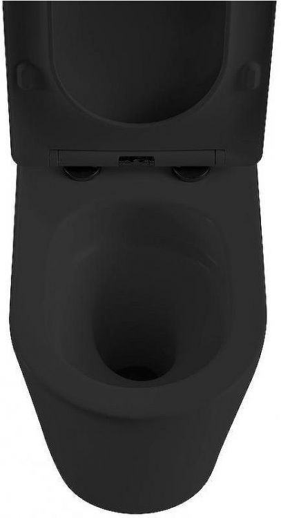 Унитаз компакт Abber Bequem AC1112TMB Черный матовый с бачком и сиденьем Микролифт