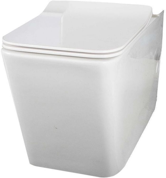 Унитаз компакт Creto Logan L2 1002-004-WF без бачка и с сиденьем Микролифт