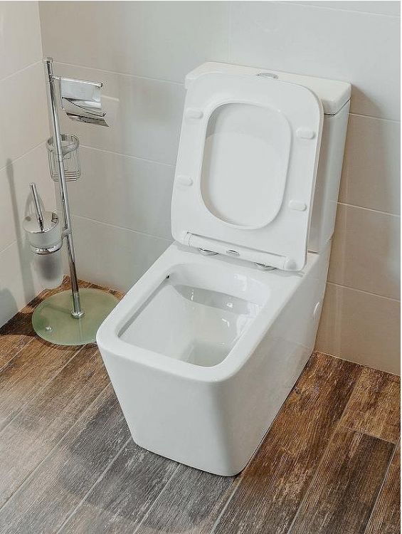 Унитаз компакт Creto Logan L2 1002-004-WF без бачка и с сиденьем Микролифт