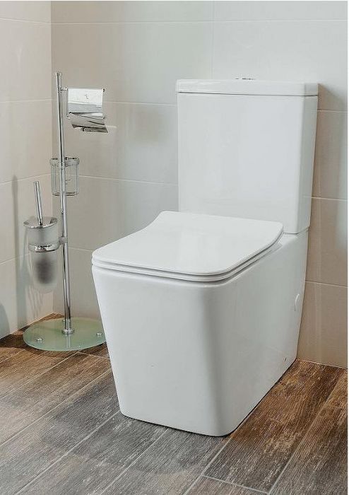 Унитаз компакт Creto Logan L2 1002-004-WF без бачка и с сиденьем Микролифт