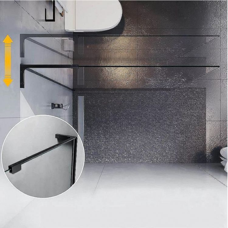 Душевая перегородка Veconi Korato KR-77 70 KR77-70-01-C8 профиль Хром стекло прозрачное