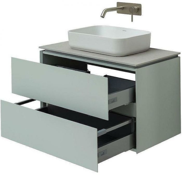 Тумба под раковину Allen Brau Infinity 85 1.21001.PWM подвесная Папирус матовый