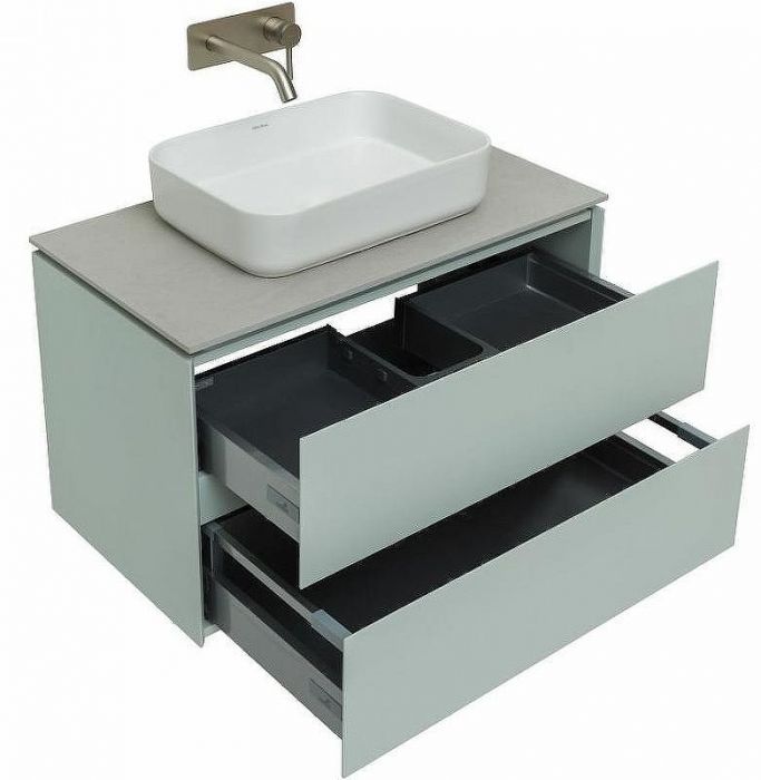 Тумба под раковину Allen Brau Infinity 85 1.21001.PWM подвесная Папирус матовый