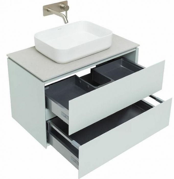 Тумба под раковину Allen Brau Infinity 85 1.21001.PWM подвесная Папирус матовый