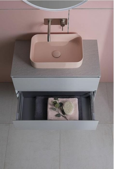 Тумба под раковину Allen Brau Infinity 85 1.21001.PWM подвесная Папирус матовый