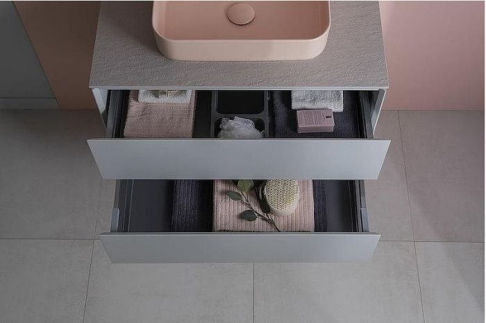 Тумба под раковину Allen Brau Infinity 85 1.21001.PWM подвесная Папирус матовый