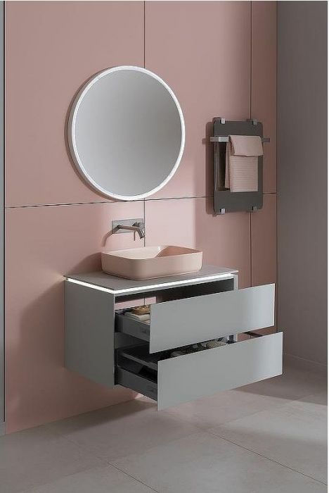 Тумба под раковину Allen Brau Infinity 85 1.21001.PWM подвесная Папирус матовый