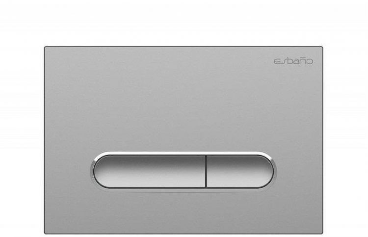 Клавиша смыва Esbano OVL-17GM ESINOVL17GM цвет Оружейная сталь