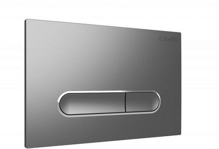 Клавиша смыва Esbano OVL-17GM ESINOVL17GM цвет Оружейная сталь