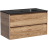 Тумба подвесная SANCOS под раковину Libra, дуб чарльстон 890х450х500 мм, LB90ECH Тумба подвесная SANCOS под раковину Libra, дуб чарльстон 890х450х500 мм, LB90ECH