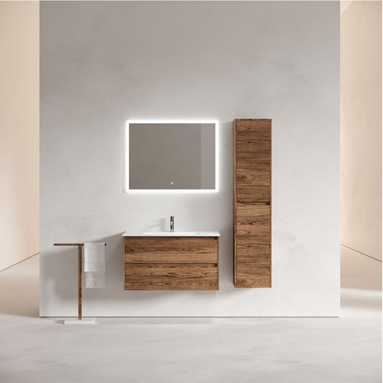 Тумба подвесная SANCOS под раковину Libra, дуб чарльстон 890х450х500 мм, LB90ECH Тумба подвесная SANCOS под раковину Libra, дуб чарльстон 890х450х500 мм, LB90ECH