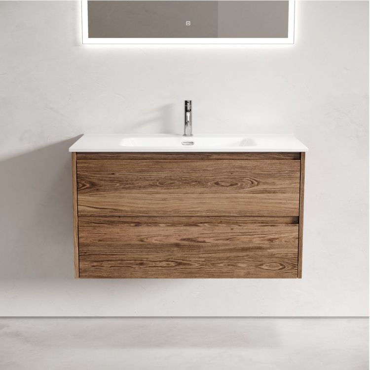 Тумба подвесная SANCOS под раковину Libra, дуб чарльстон 890х450х500 мм, LB90ECH Тумба подвесная SANCOS под раковину Libra, дуб чарльстон 890х450х500 мм, LB90ECH