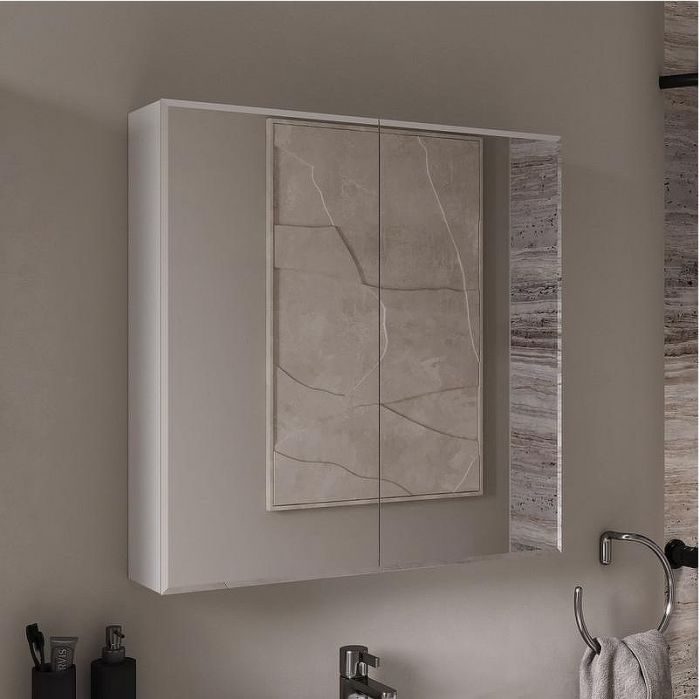 Зеркальный шкаф Volna Geometry 70 szGEOMETRY70 цвет Белый