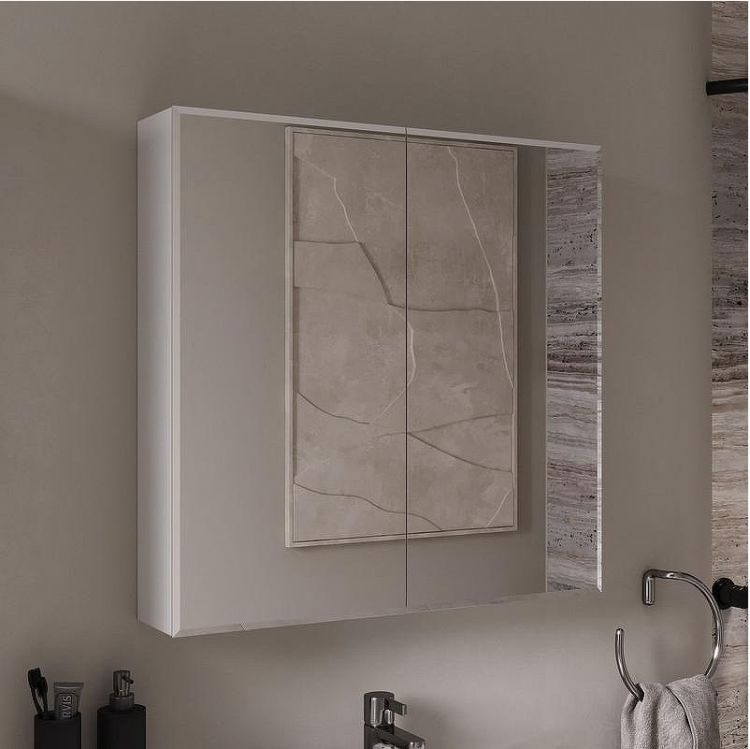 Зеркальный шкаф Volna Geometry 70 szGEOMETRY70 цвет Белый