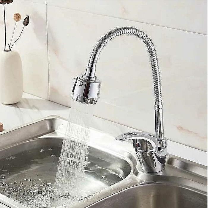 Смеситель для кухни Ledeme H02-B 4302-BL Хром