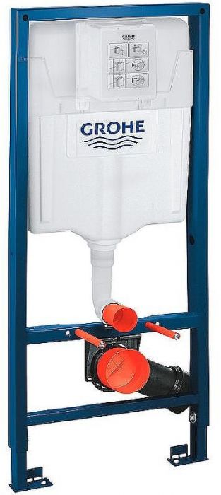 Комплект унитаза Vincea Globo VT1-14S с инсталляцией Grohe Rapid SL 38811KF0 с сиденьем Микролифт и Черной матовой клавишей смыва