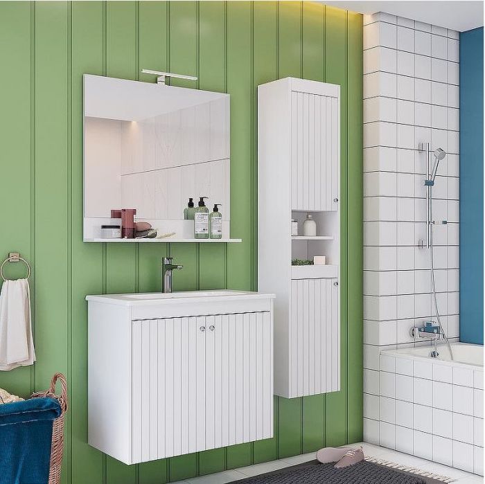 Тумба под раковину Lemark Romance 60 LM07R60T подвесная Белый глянец