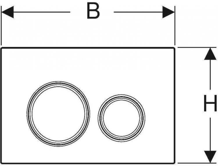 Клавиша смыва Geberit Sigma 21 115.884.JM.1 Натуральный сланец Mustang