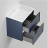 Тумба под раковину La Fenice Simpla Twin 100 FNC-01-SIM-BG-100-2 подвесная Синяя матовая