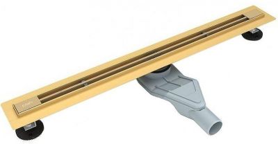 Душевой лоток Esbano Slim 80 S-LINE-80SG ESTRSLMLINE80SG с решеткой Золото матовое