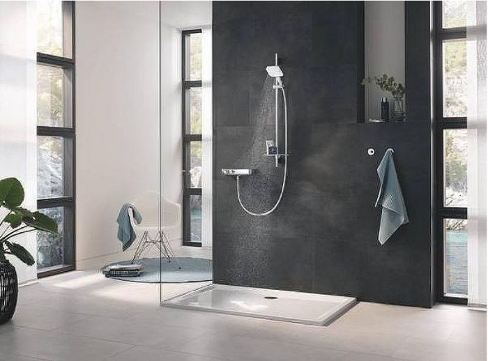 Душевой гарнитур Grohe Rainshower SmartActive 26586LS0 Белая луна Хром