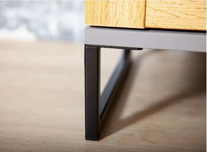 Шкаф пенал Бриклаер Лофт 35 4627125413360 с бельевой корзиной Метрополитен грей