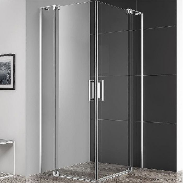 Душевой уголок Cezares Slider 110х100 SLIDER-AH-2-90/100-100/110-C-Cr профиль Хром стекло прозрачное