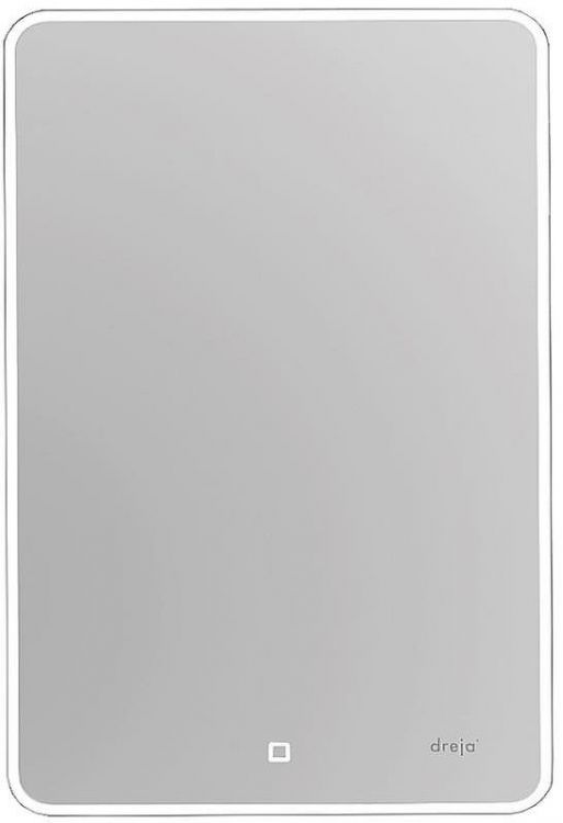 Зеркало Dreja Point 50 99.9026 с подсветкой Белый глянец