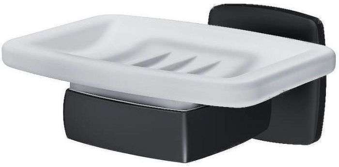 Комплект мебели для ванной AM.PM Gem 75 BK90GN подвесной Черный матовый со смесителем для раковины и аксессуарами