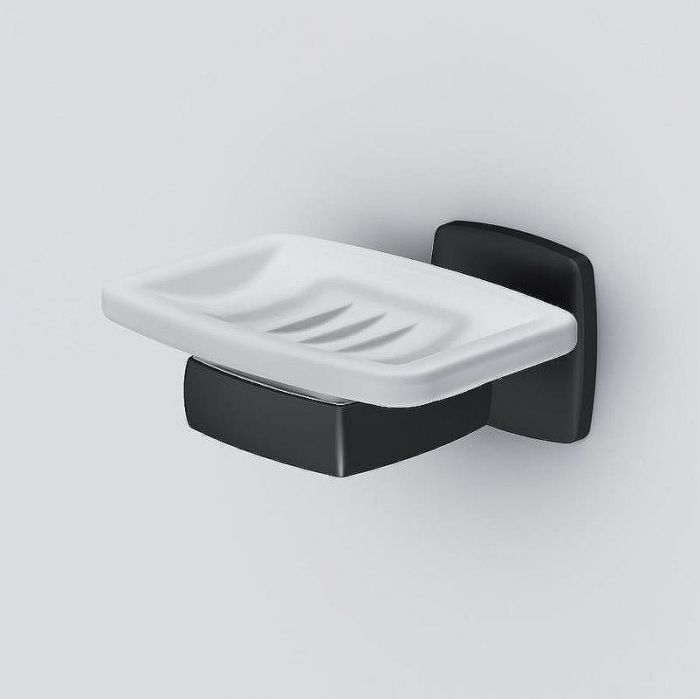 Комплект мебели для ванной AM.PM Gem 75 BK90GN подвесной Черный матовый со смесителем для раковины и аксессуарами