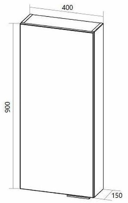 Подвесной шкаф 1MarKa Gaula 40П У92523 White