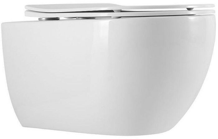 Унитаз Art&Max Siena AM221CHR/SC подвесной с сиденьем Микролифт