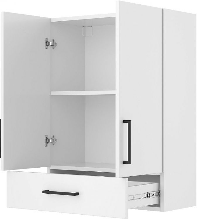 Подвесной шкаф DIWO Брянск 60 BR2710S над стиральной машиной цвет Белый