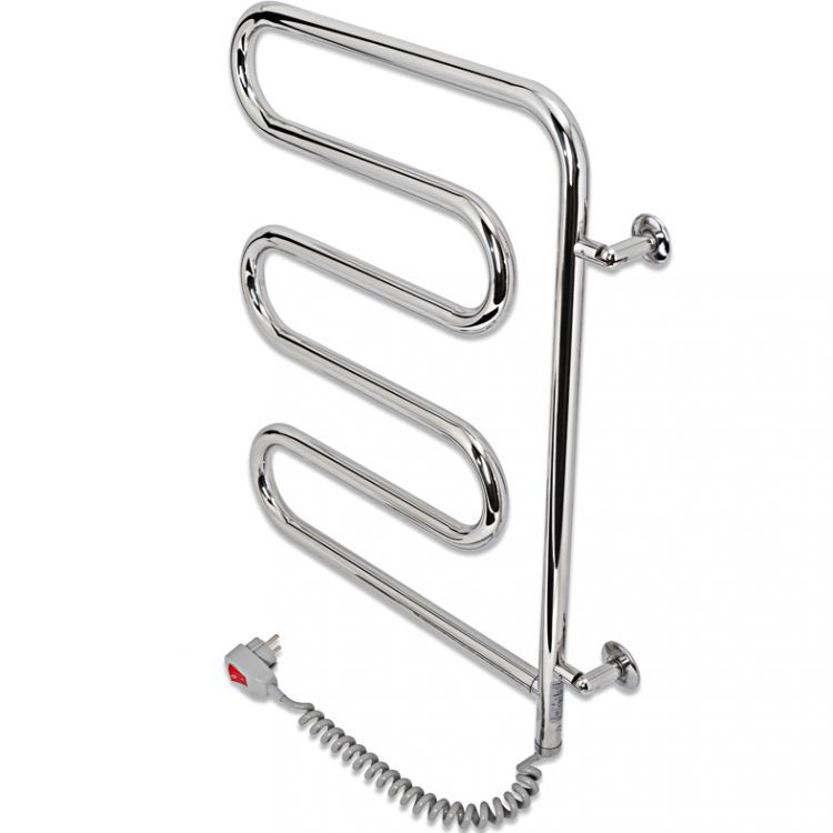 Полотенцесушитель электрический Laris Ш-образный поворотный 57х45