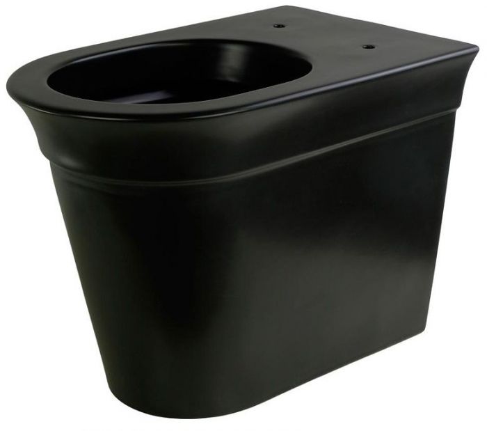 Унитаз Migliore Monaco 32066 приставной цвет Черный матовый без сиденья