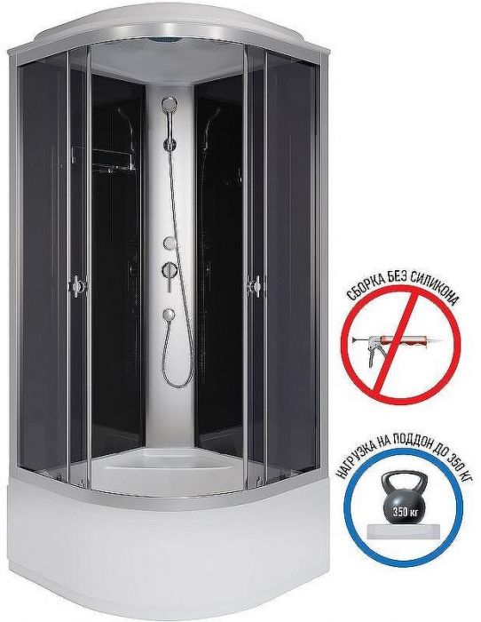 Душевая кабина Niagara Eco 80x80 E80/40/TN без гидромассажа