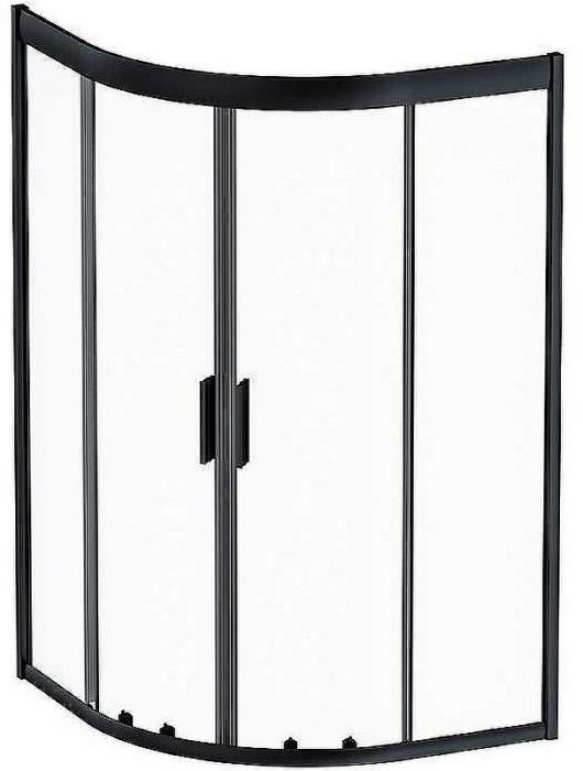 Душевой уголок AM.PM Gem 90х90 W90G-401A090BT профиль Черный матовый стекло прозрачное