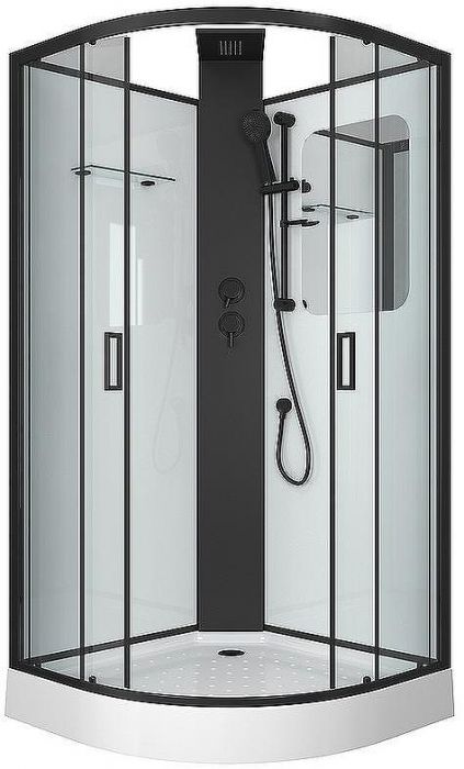 Душевая кабина Grossman GR251 90x90 Черная без гидромассажа