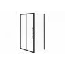 Душевой уголок Esbano Flex 100x80 ESOGF108PSB профиль Черный стекло прозрачное