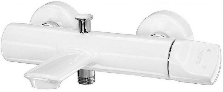 Смеситель для ванны E.C.A. Myra 104102470EX Белый