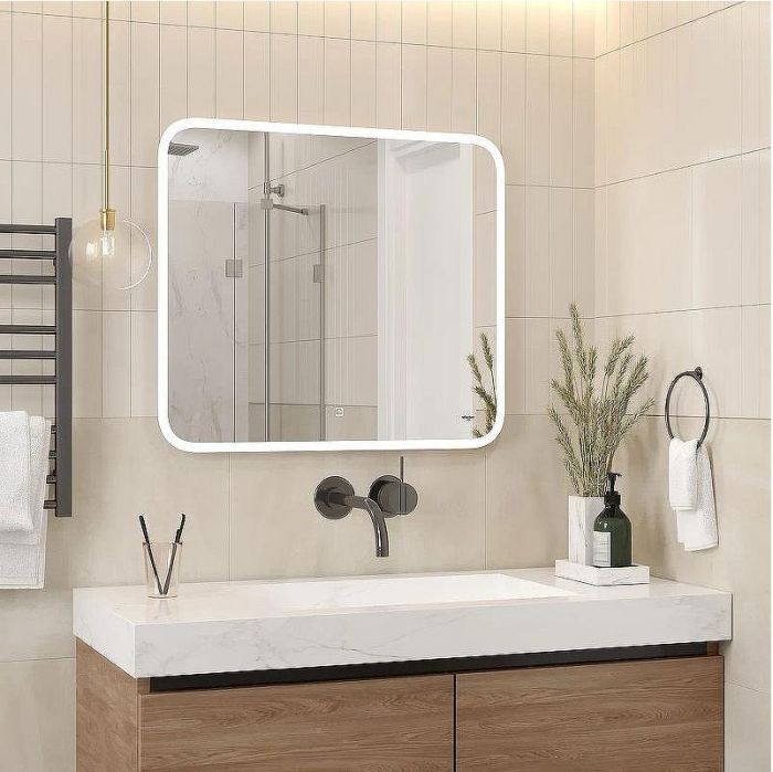 Зеркало Reflexion Blink 800x600 RF6042BK с подсветкой с сенсорным выключателем и диммером