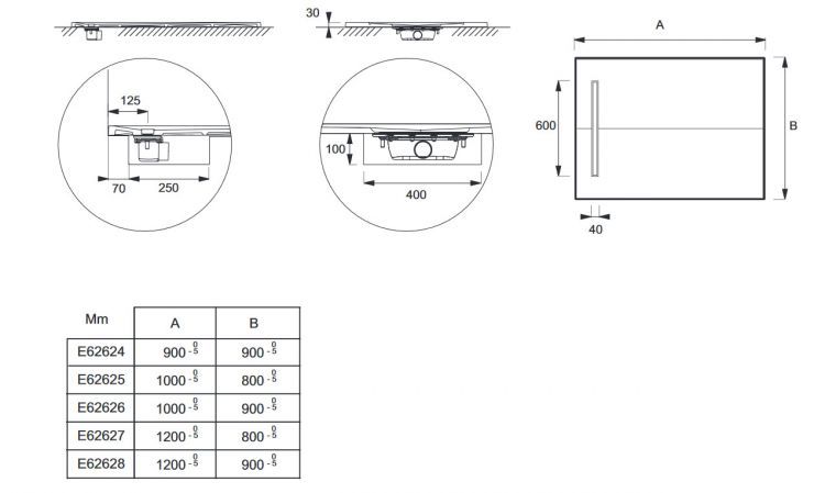Душевой поддон Jacob Delafon E62628-SS2, 120x90 Душевой поддон Jacob Delafon E62628-SS2, 120x90