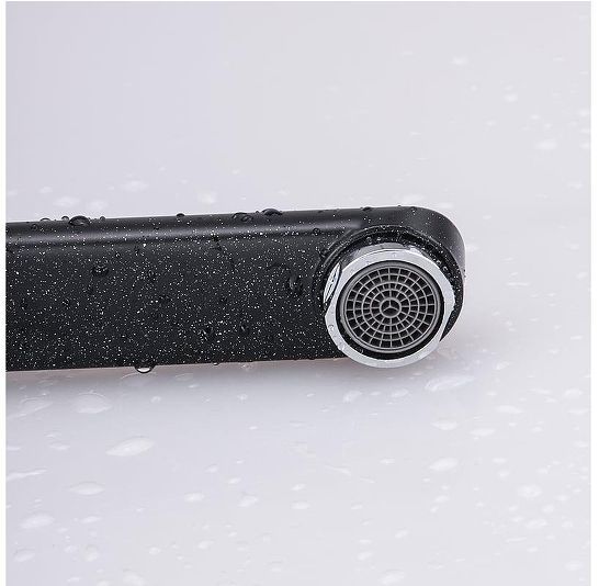 Смеситель для кухни Ekko E5408-7 цвет Черный матовый