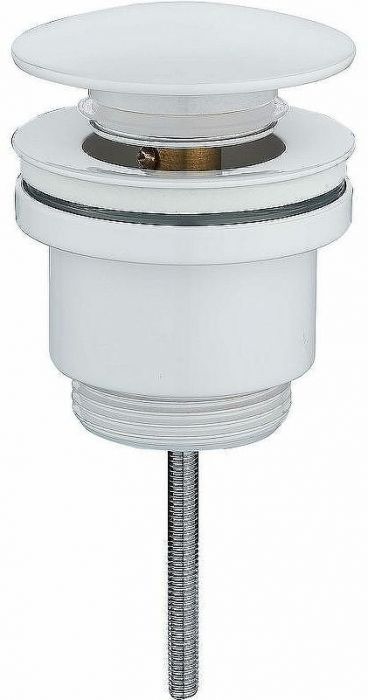 Донный клапан Raglo R600.01.08 click-clack Белый матовый