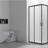 Душевой уголок Veconi Rovigo RV-101B 90х90 RV101B-90-01-C5 профиль Черный матовый стекло прозрачное