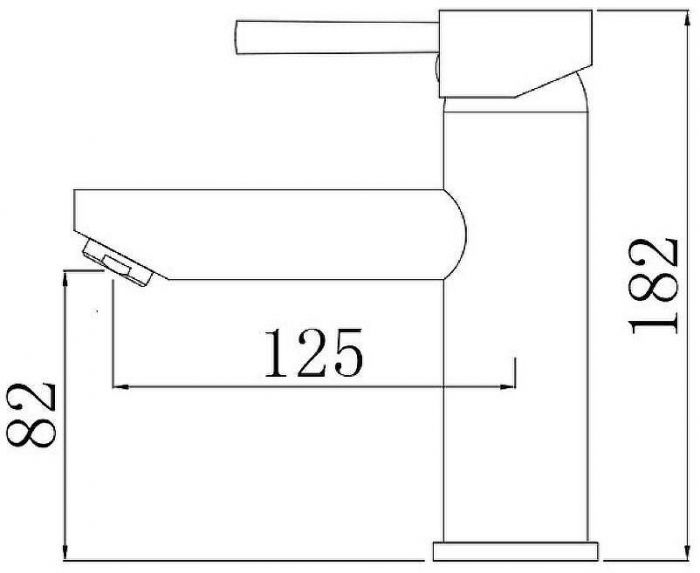 Смеситель для раковины Comforty FC018A-CMT 00004149947 Черный