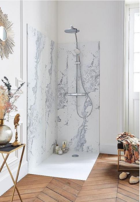 Душевой поддон из искусственного камня Jacob Delafon Tolbiac 120x80 E6D331RU-WPM Белый матовый