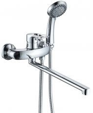 Смеситель для ванны Shevanik S5172 универсальный цвет Хром